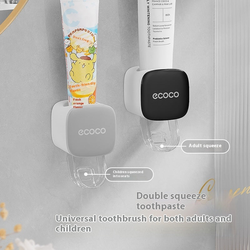 Automatisk Tandkrämsdispenser - Väggmonterad Tandkrämshållare