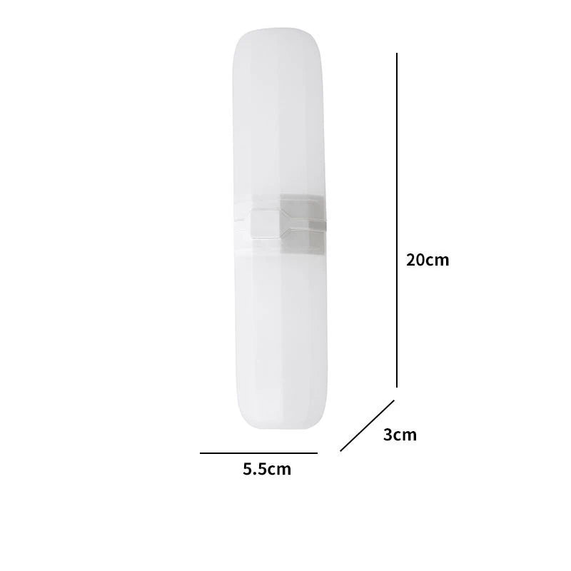 Tandborst- och Tandkrämshållare - För Badrum och Resa