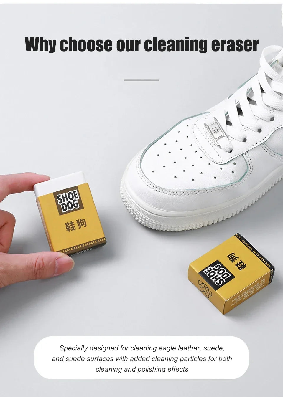 Portable shoe wiper, shoe shine, waterproof cleaning, suede leather sneakers, rubber decontamination, shoe cleaner