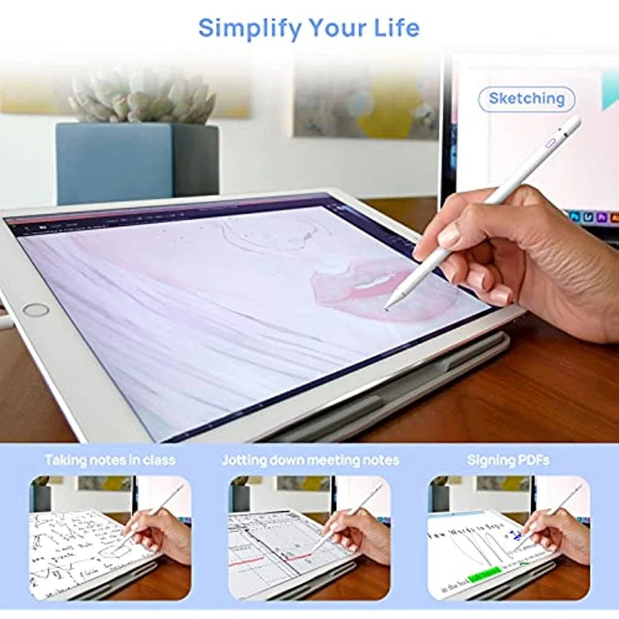Stylus Pen Compatible with iPad Pencil Styluses for iPad 2/3/4/5/6/7/8/9/10 Generation Pro 9.7/10.5/11/12.9 Air 2/3/4/5 Mini 2/3