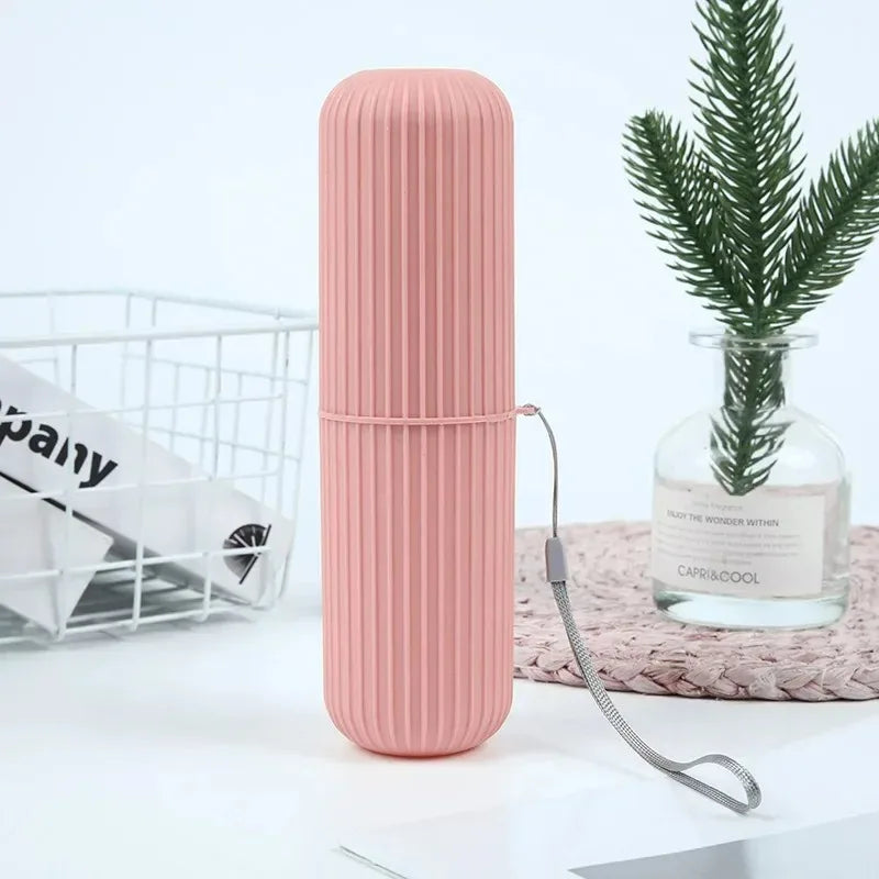 Tandborst- och Tandkrämshållare - För Badrum och Resa